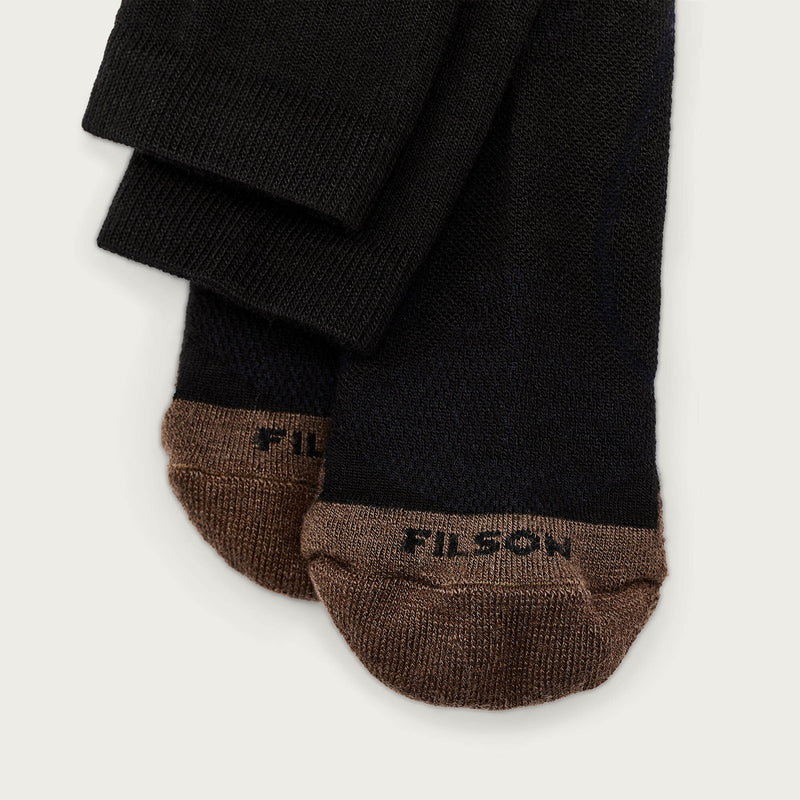 X country outdoorsman socks par Filson | Black brown (Black)