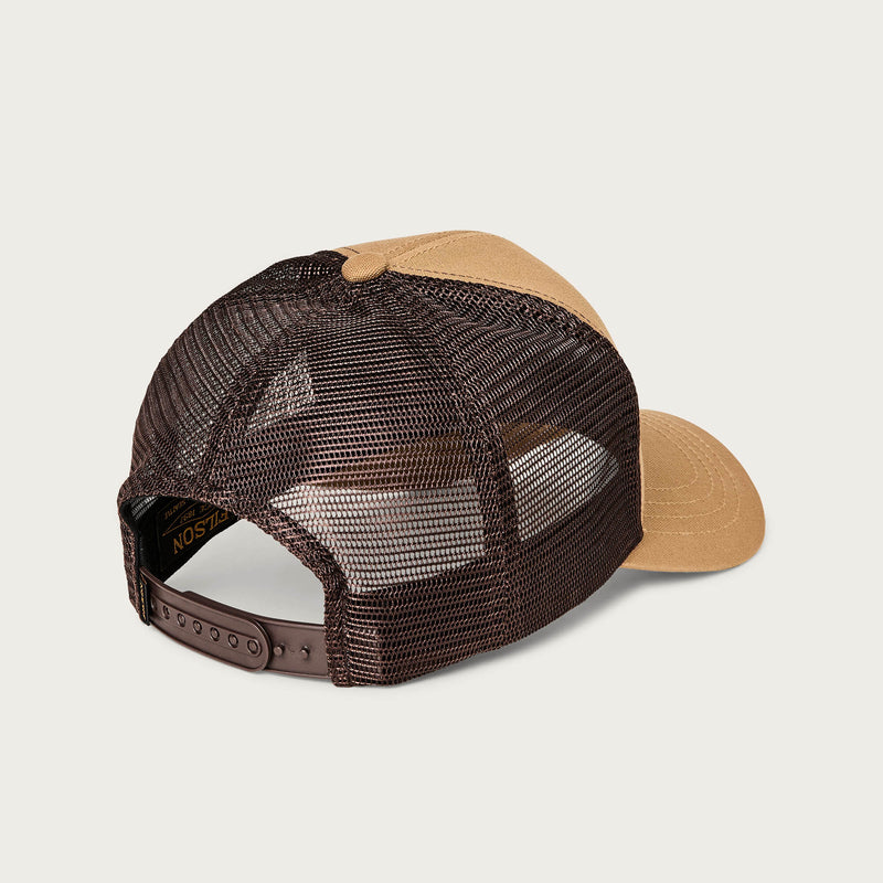 Logger mesh cap di Filson | Wheat / fire (Brown)