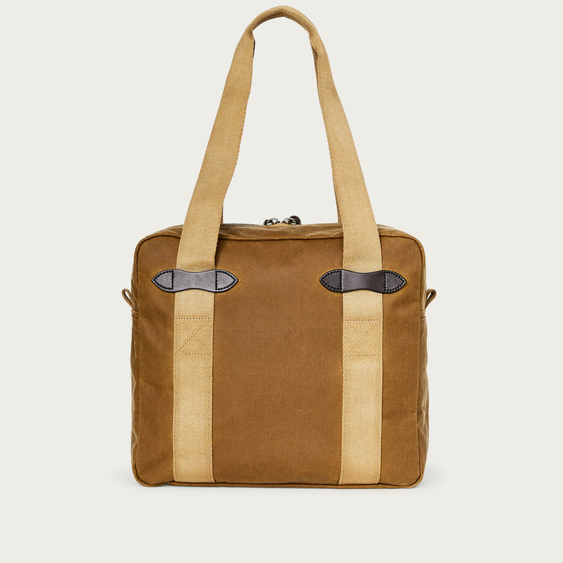 Tin cloth zipper tote bag di Filson | Dark tan (Brown)