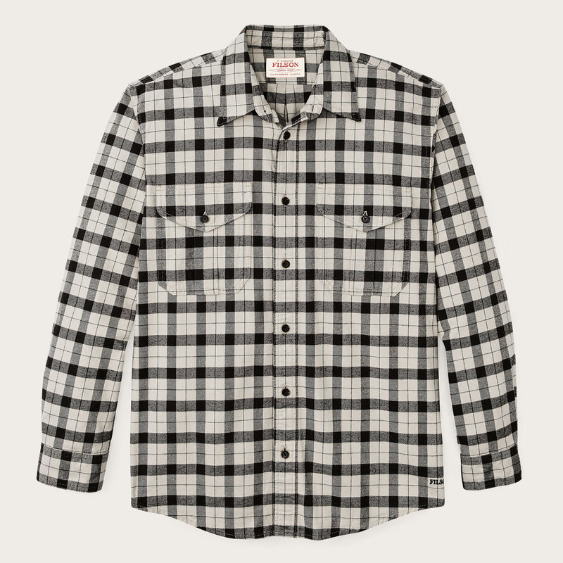 Alaskan guide shirt von Filson | Cream / peat / multi plaid (Gray)