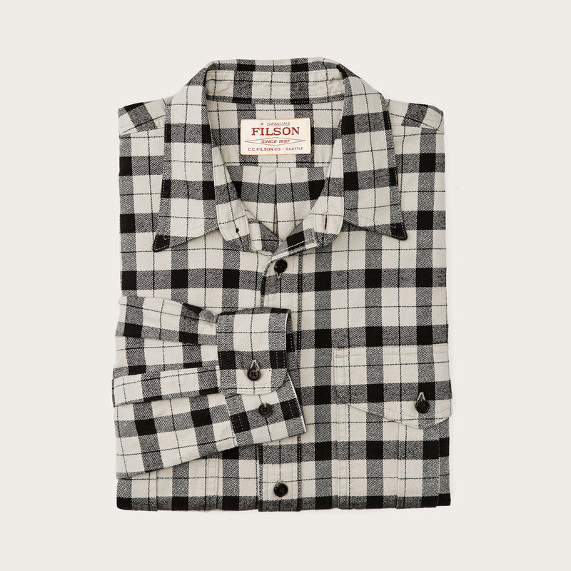 Alaskan guide shirt von Filson | Cream / peat / multi plaid (Gray)
