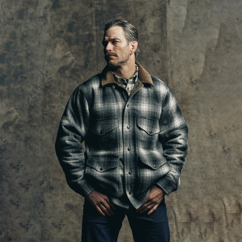 Alaskan guide shirt von Filson | Cream / peat / multi plaid (Gray)