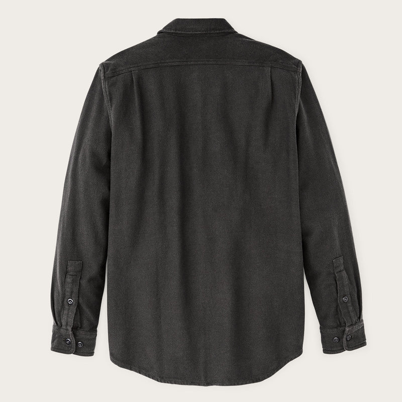Camicia da lavoro in flanella vintage di Filson | Charcoal (Black)