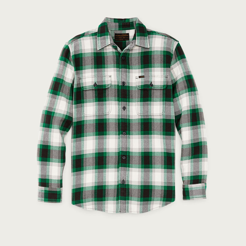 Vintage flannel work shirt von Filson | Green gray (Multicolour)
