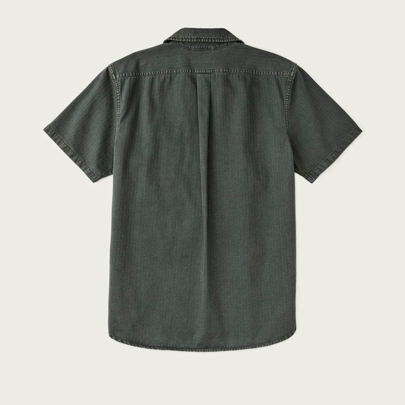 Short sleeve mechanic shirt by Filson | Gravel (Grey)