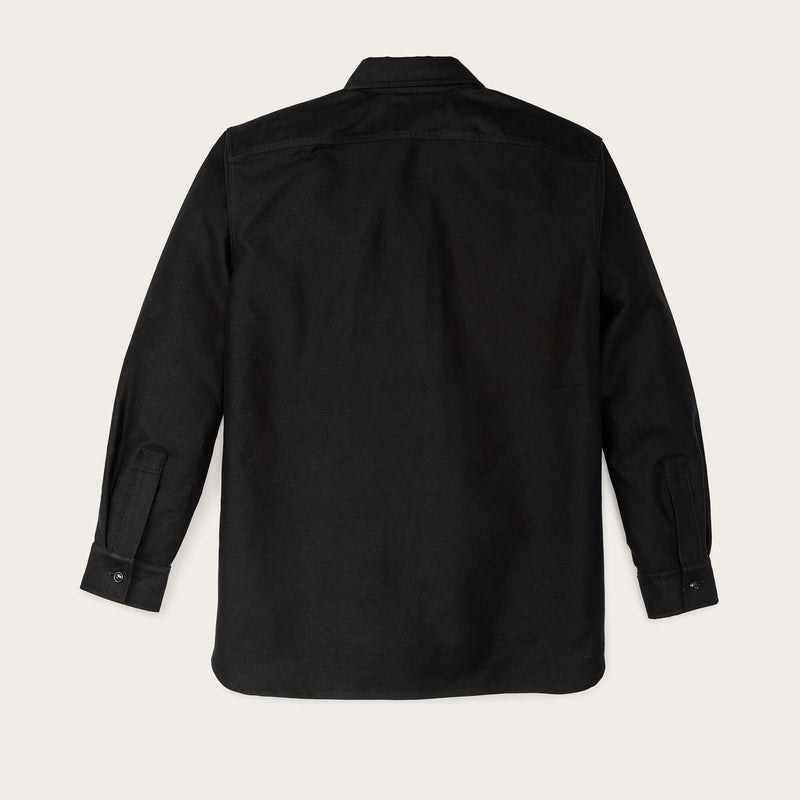 Moleskin quarter zip shirt by Filson | Black (Black)