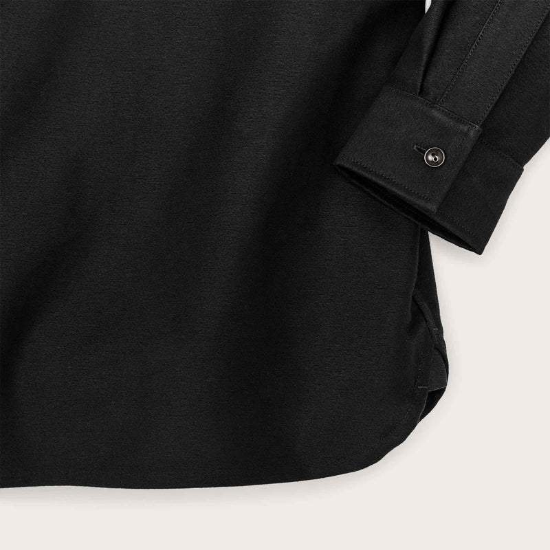 Moleskin quarter zip shirt by Filson | Black (Black)