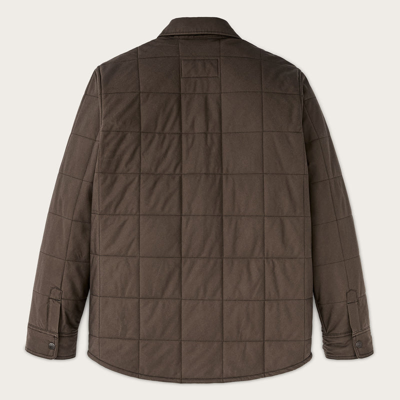 Surchemise jac-shirt matelassée cover cloth par Filson | Slate black (Brown)