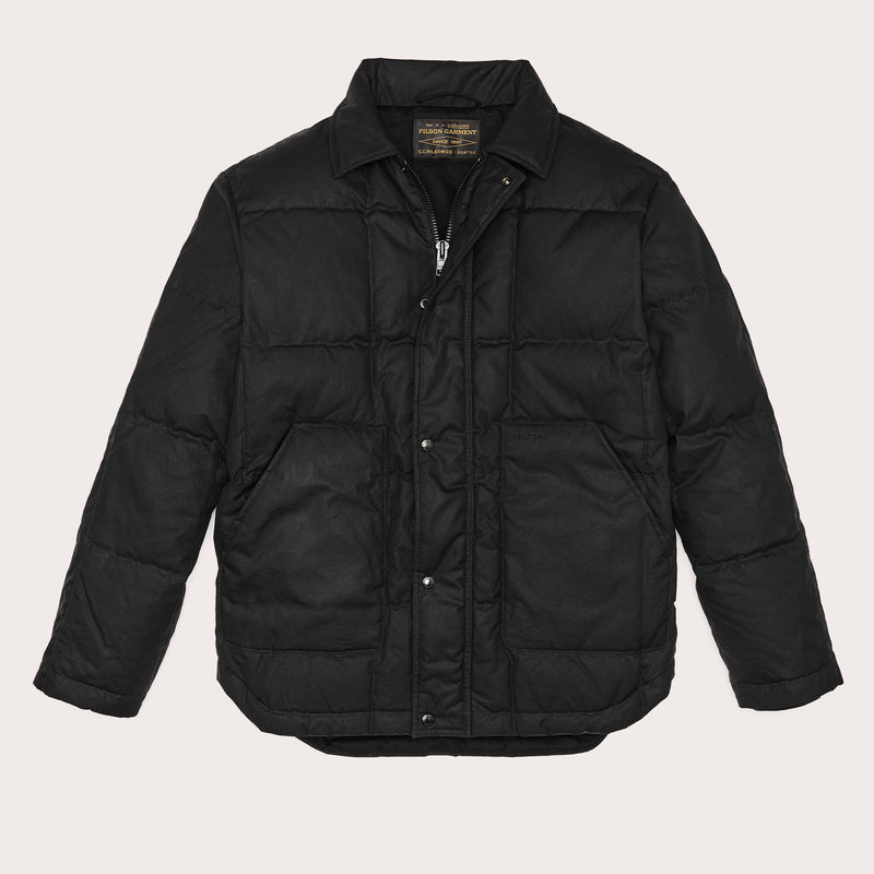 Waxed down barn coat von Filson | Black onyx (Black)