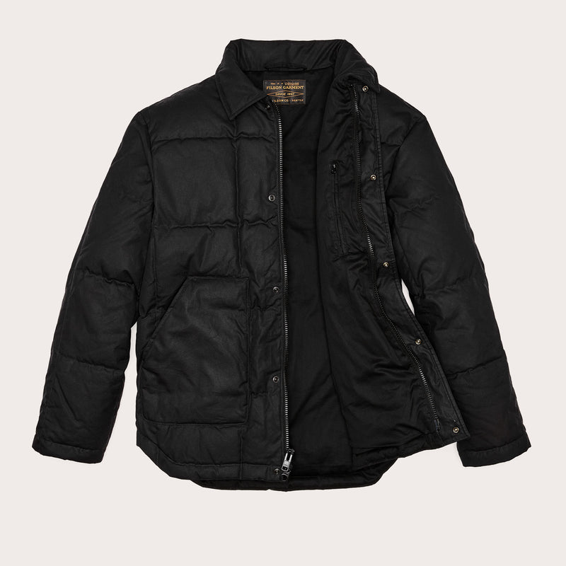 Waxed down barn coat von Filson | Black onyx (Black)