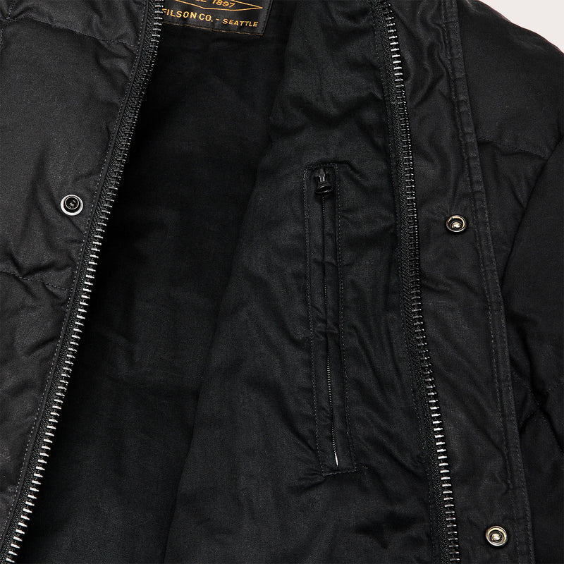 Waxed down barn coat von Filson | Black onyx (Black)
