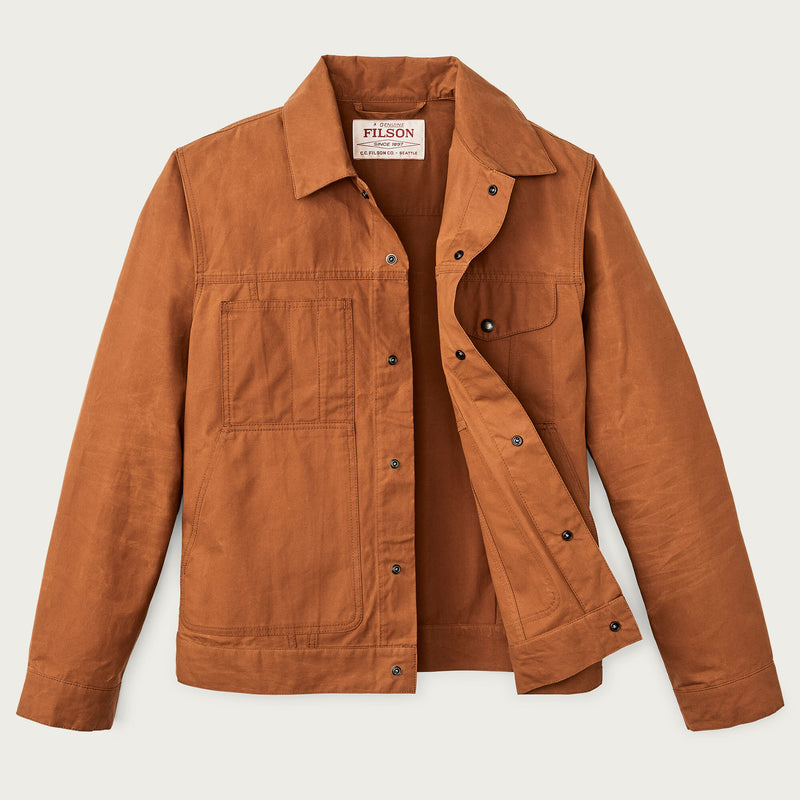 Ranger short cruiser jacket par Filson | Bourbon (Orange)