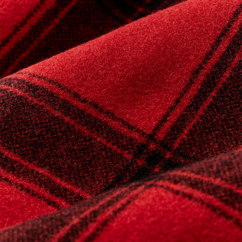 Veste cruiser spokane isolante par Filson | Red / black windowpa (Red)