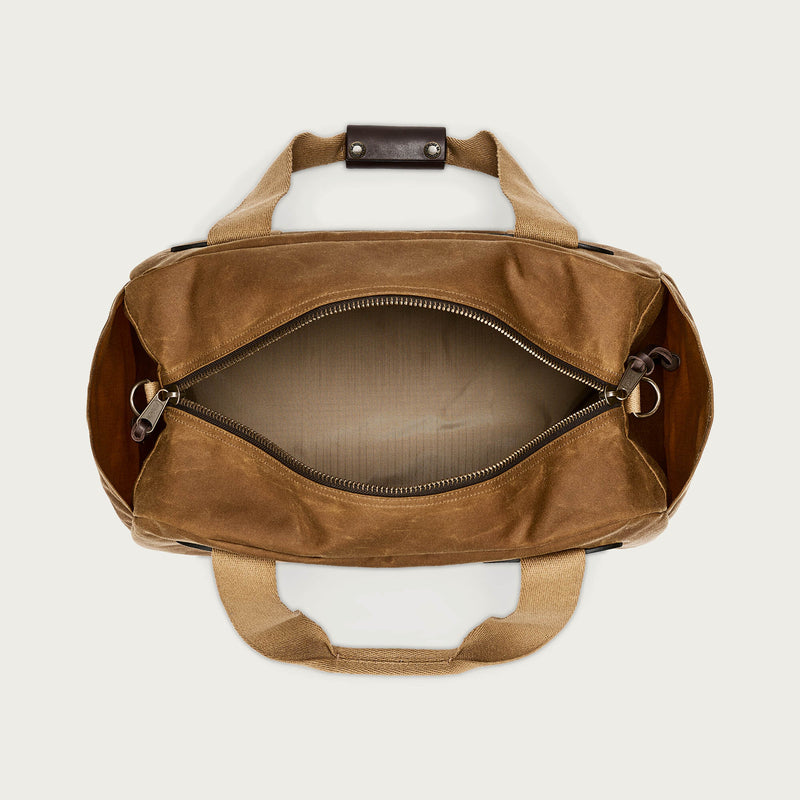 Tin cloth small duffle bag di Filson | Dark tan (Brown)