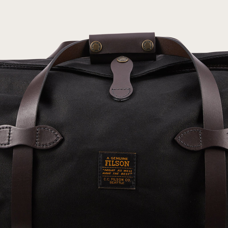 Small rugged twill duffle di Filson | Black (Black)
