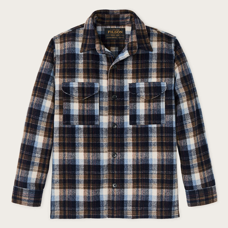 Wool jac-shirt by Filson | Brown / light blue m (Multicolor)