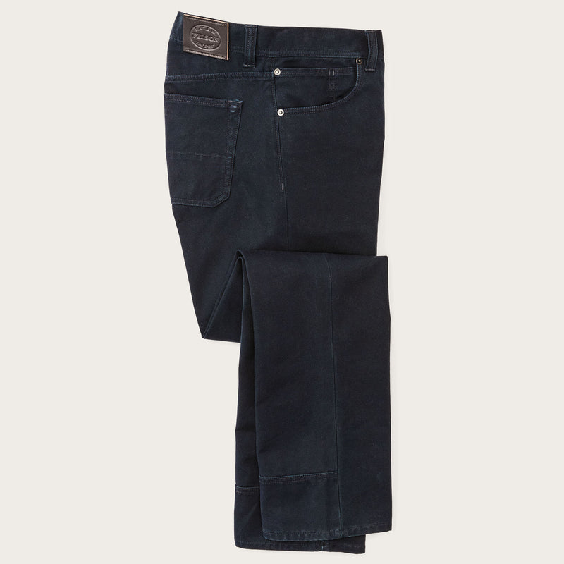 Dry tin cloth 5-pocket pants by Filson | Blue mussel (Blue)