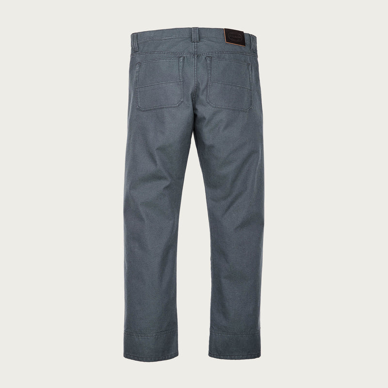 Dry tin cloth 5-pocket pants par Filson | Storm blue (Grey)