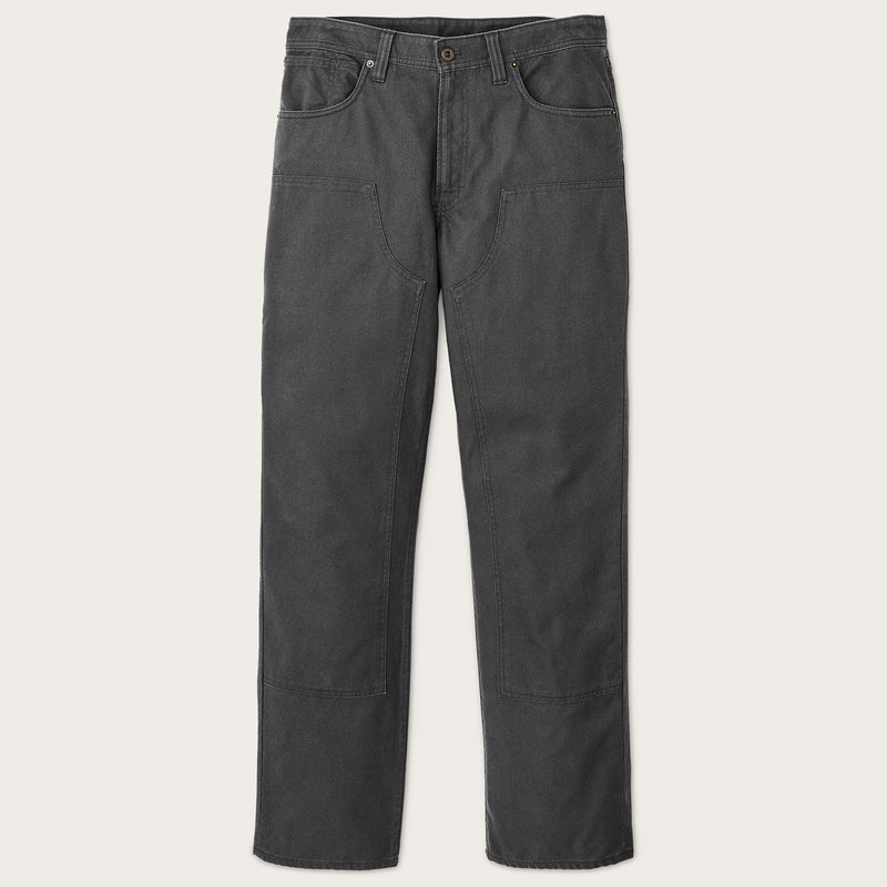 Dry tin cloth double front pants von Filson | Raven (Black)