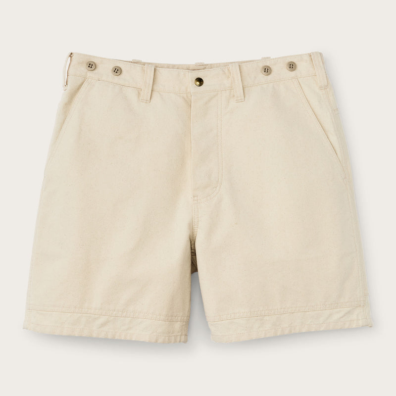 Dry tin cloth shorts di Filson | Natural seed (Beige)