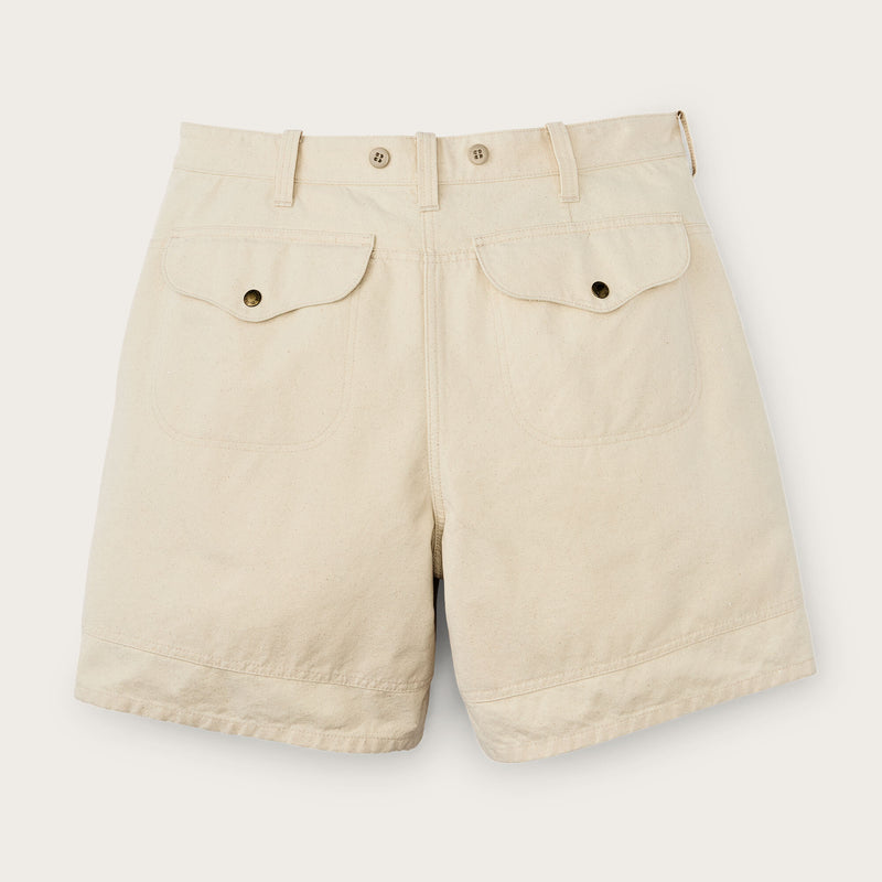 Dry tin cloth shorts di Filson | Natural seed (Beige)