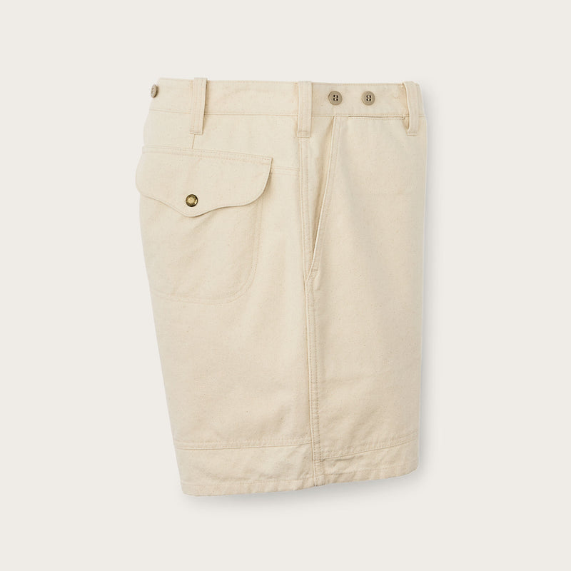 Dry tin cloth shorts di Filson | Natural seed (Beige)