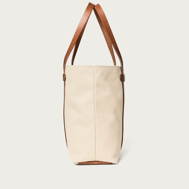 Rugged twill large open tote bag di Filson | Feather grey (White)