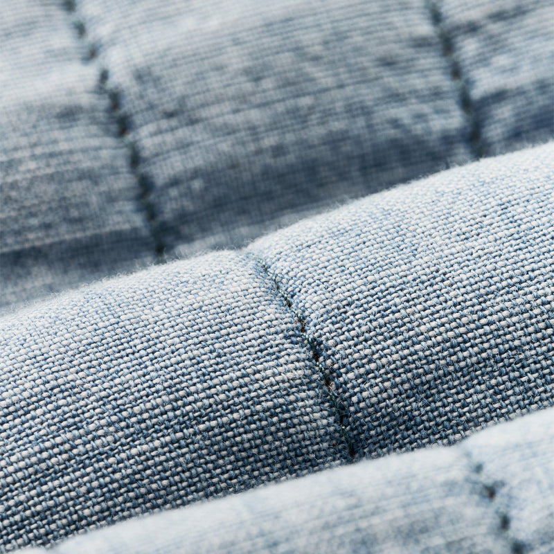 Women’s chambray quilted jacket by Filson | Light indigo chambra (Blue)