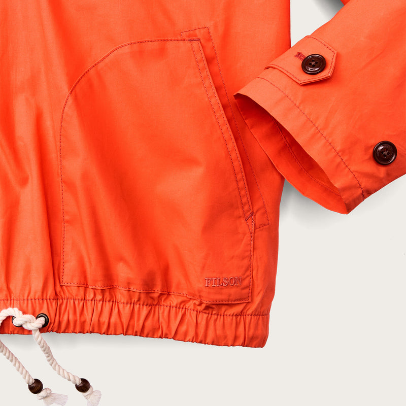 Women’s ranger hooded popover di Filson | Flame (Orange)