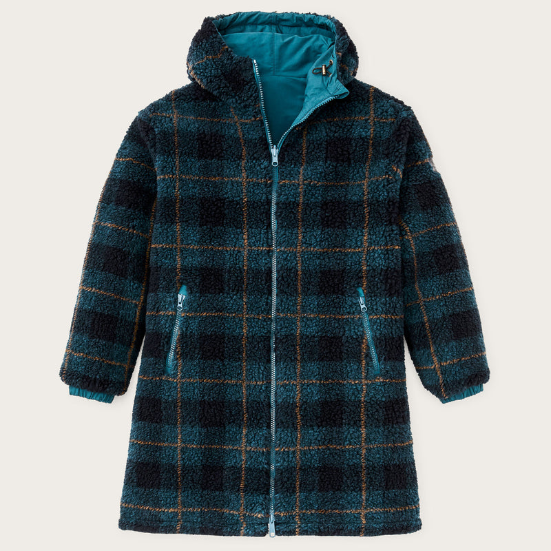 Reversible wooly fleece coat für damen von Filson | Dark teal (Blue)