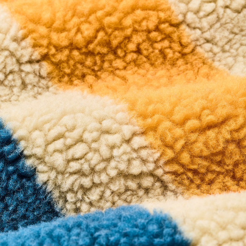 Pile fleece popover für damen von Filson | Yellow / blue blanke (Beige)