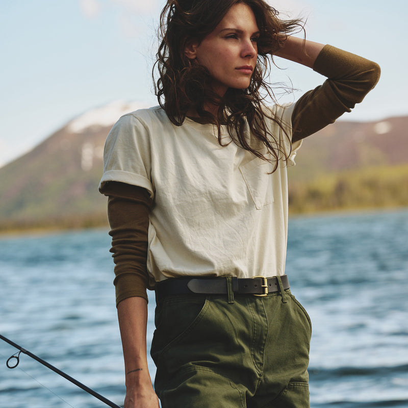 Short sleeve pocket tee für damen von Filson | White (White)