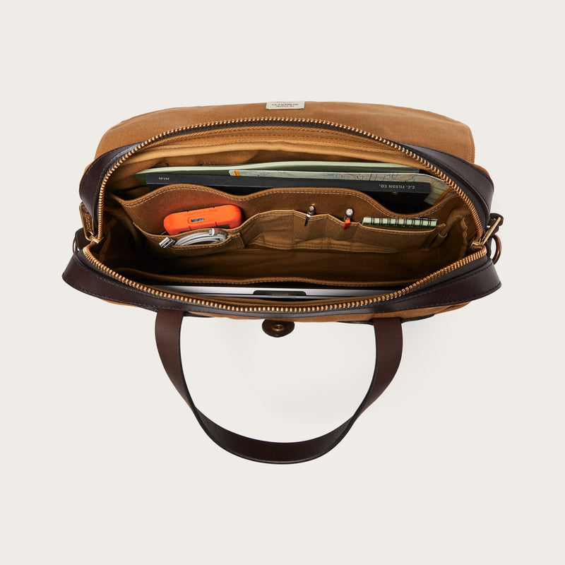 Rugged twill original briefcase von Filson | Tan (Beige)
