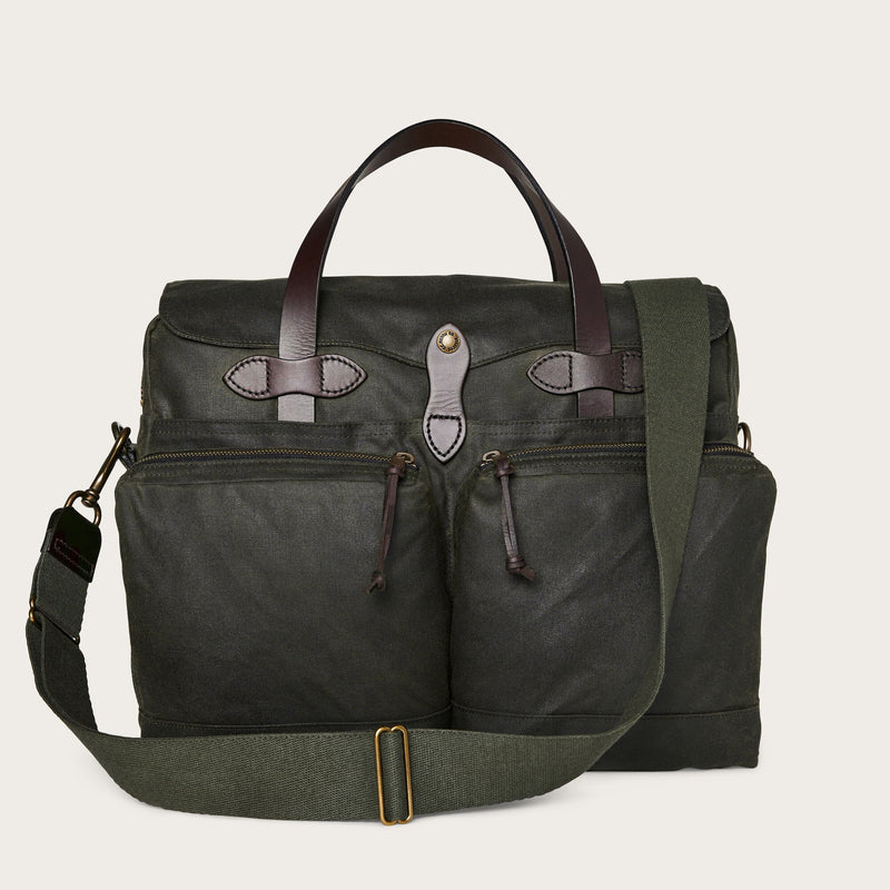 24 hour tin cloth briefcase von Filson | Otter green (Green)