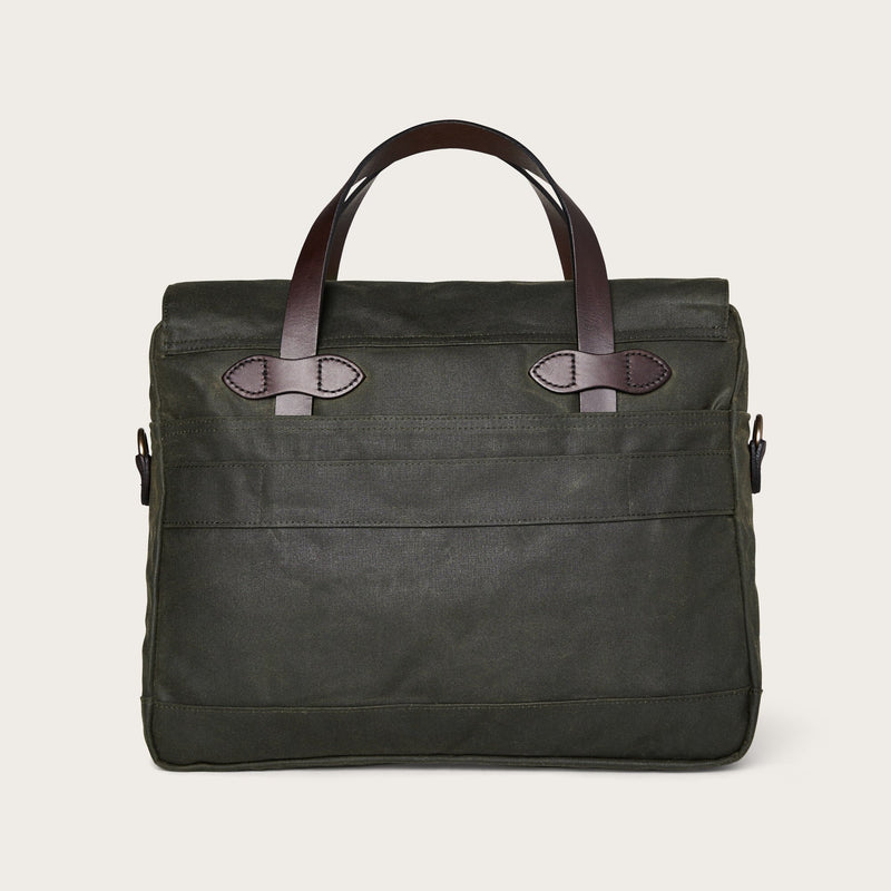 24 hour tin cloth briefcase von Filson | Otter green (Green)