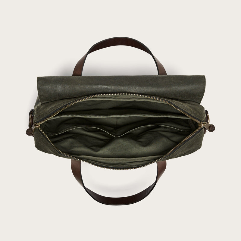 24 hour tin cloth briefcase von Filson | Otter green (Green)