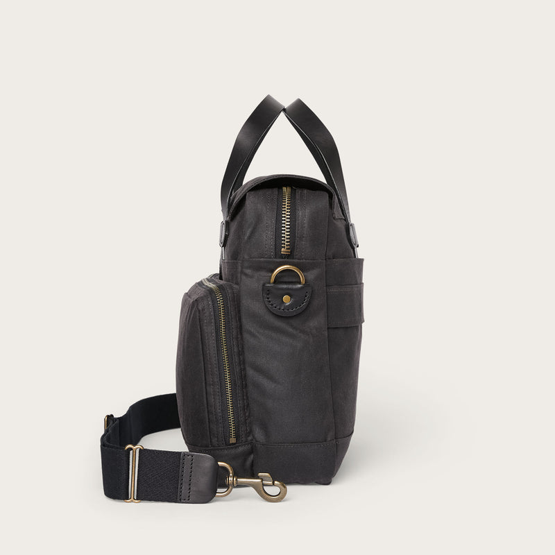 24 hour tin cloth briefcase von Filson | Cinder (Grey)