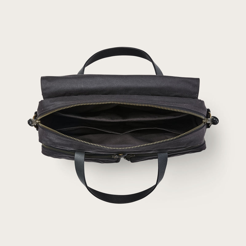 24 hour tin cloth briefcase von Filson | Cinder (Grey)