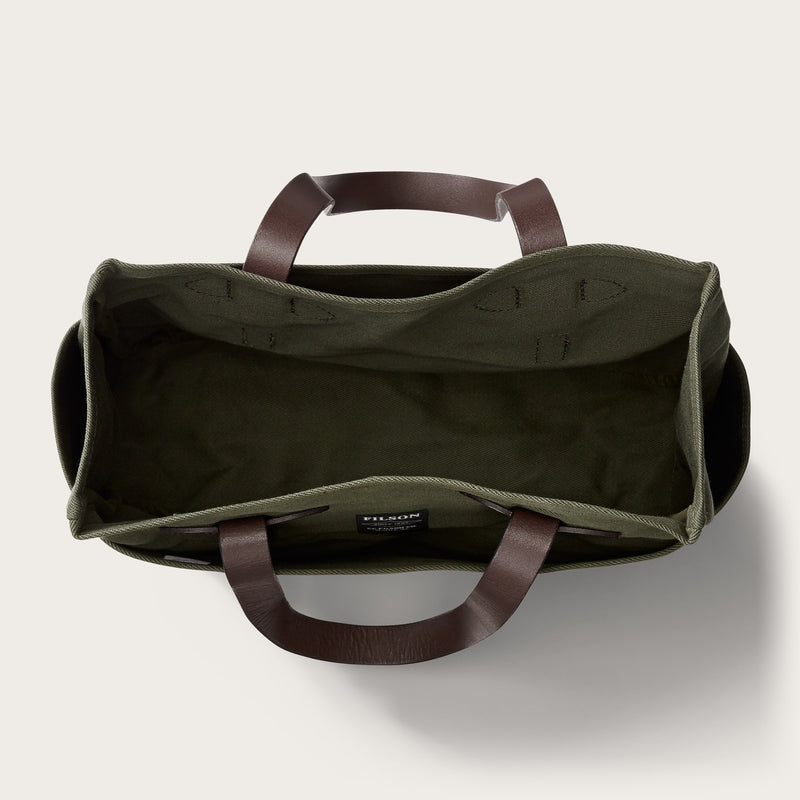 Rugged twill tote bag par Filson | Otter green (Green)