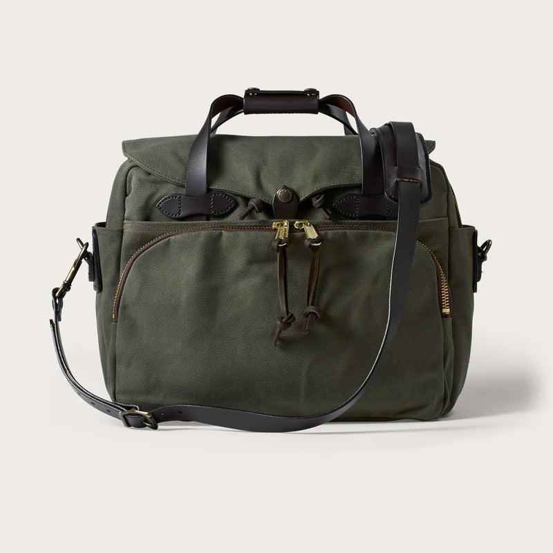 Rugged twill padded computer bag par Filson | Otter green (Green)