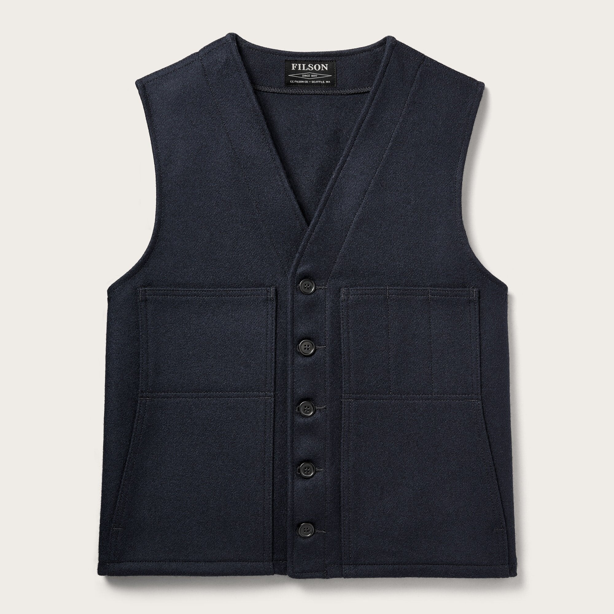 Mackinaw wool vest von Filson | Dark navy (Blau)