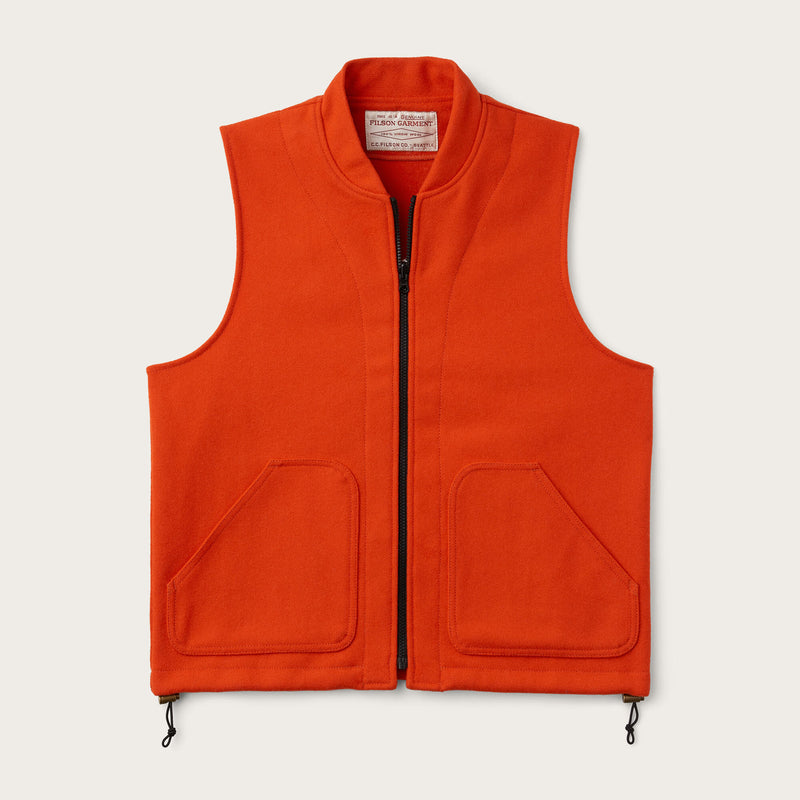 Mackinaw wool vest liner par Filson | Flame (Orange)
