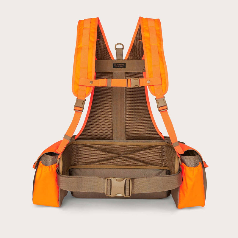Upland guide strap vest von Filson | Dark tan blaze orange (Orange)