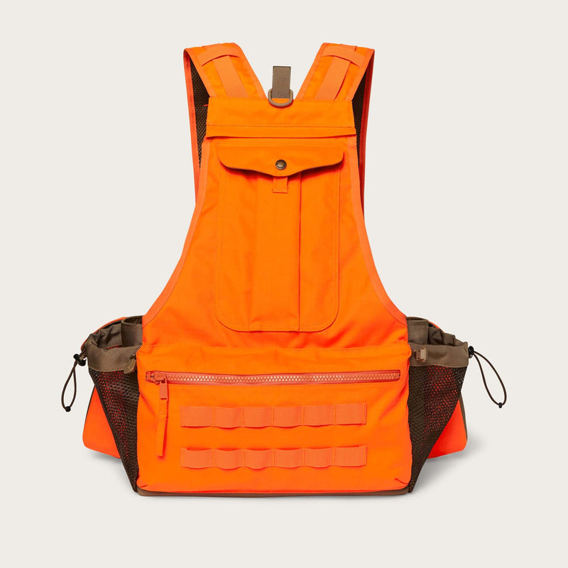 Upland guide strap vest von Filson | Dark tan blaze orange (Orange)