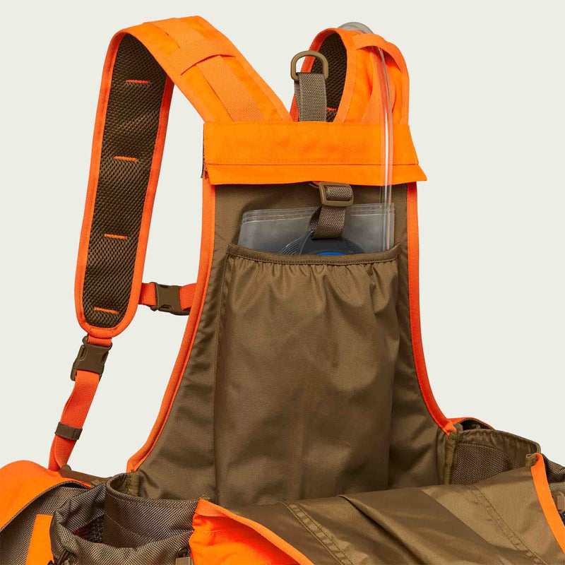 Upland guide strap vest von Filson | Dark tan blaze orange (Orange)