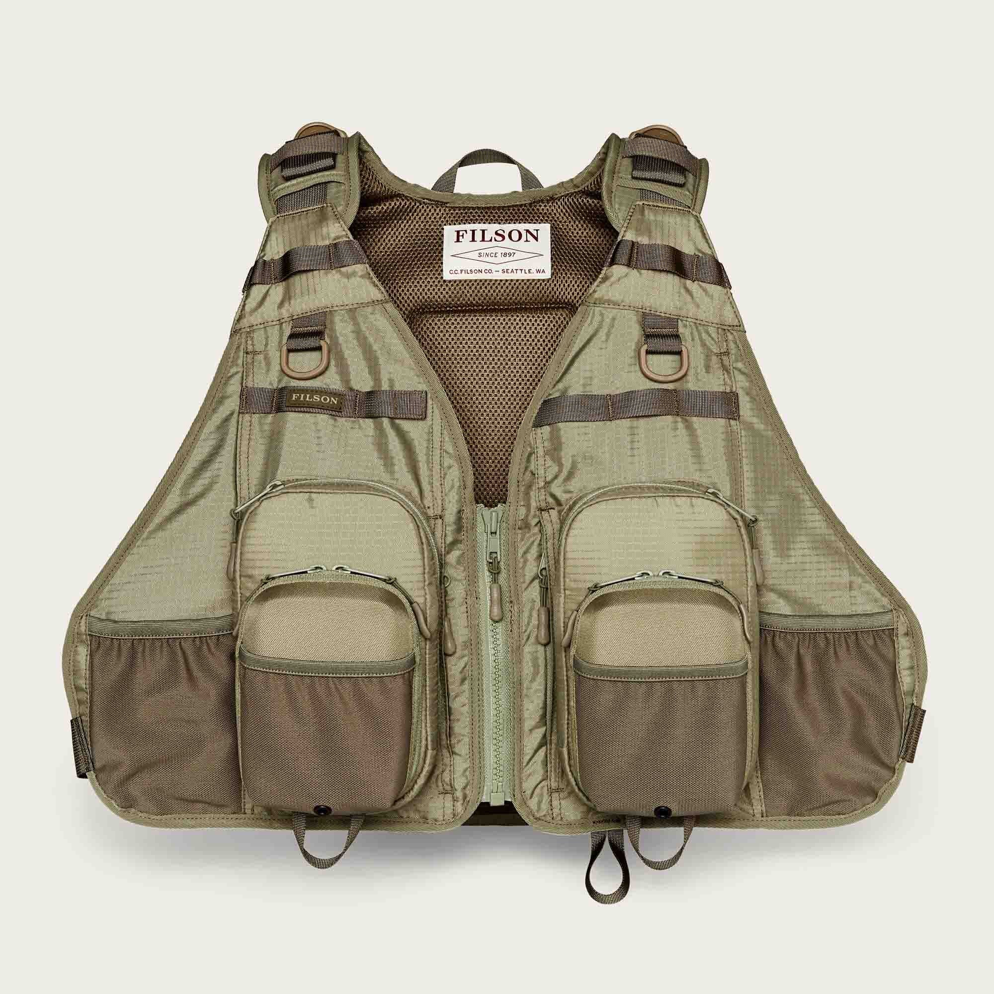 Fishing guide vest by Filson | Vintage olive (Green)