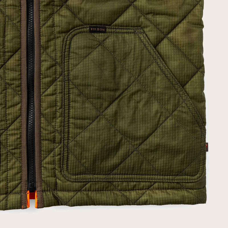 Eagle plains vest liner by Filson | Surplus green / blaz (Green)