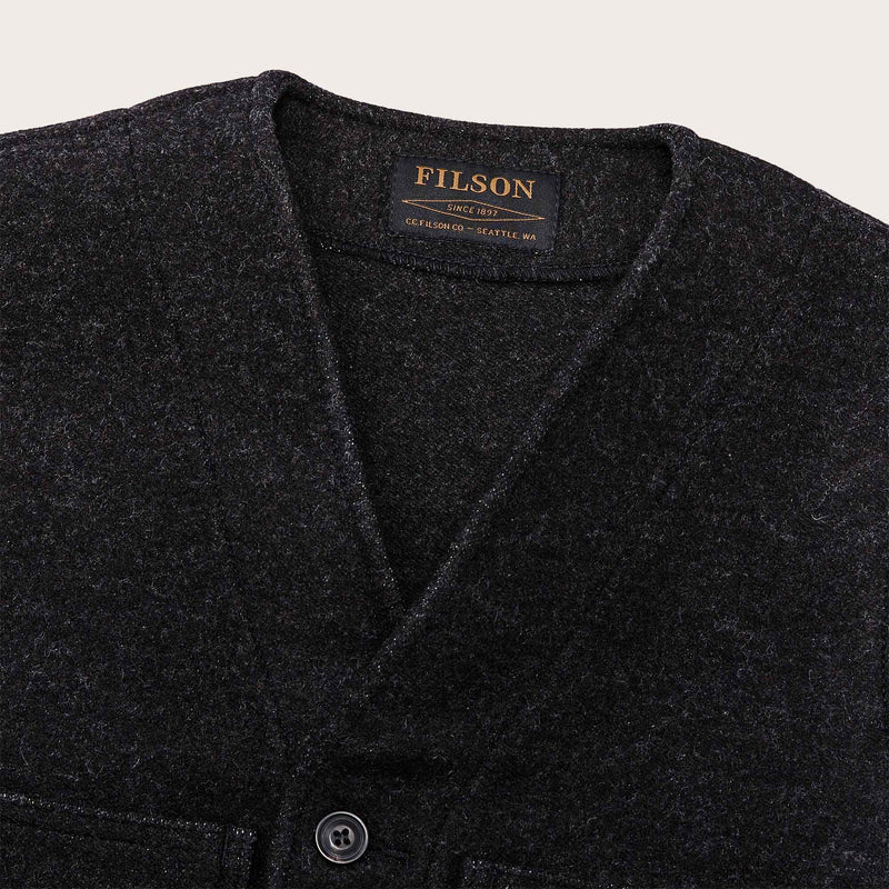 Klondike wool vest par Filson | Dark charcoal heather (Grey)