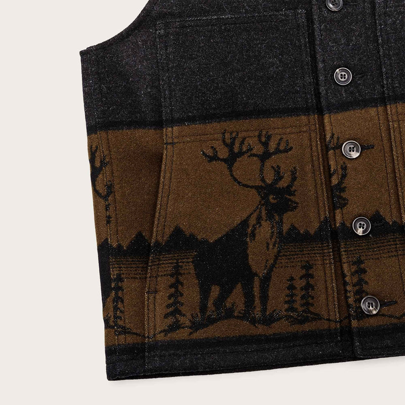 Klondike wool vest par Filson | Dark charcoal heather (Grey)