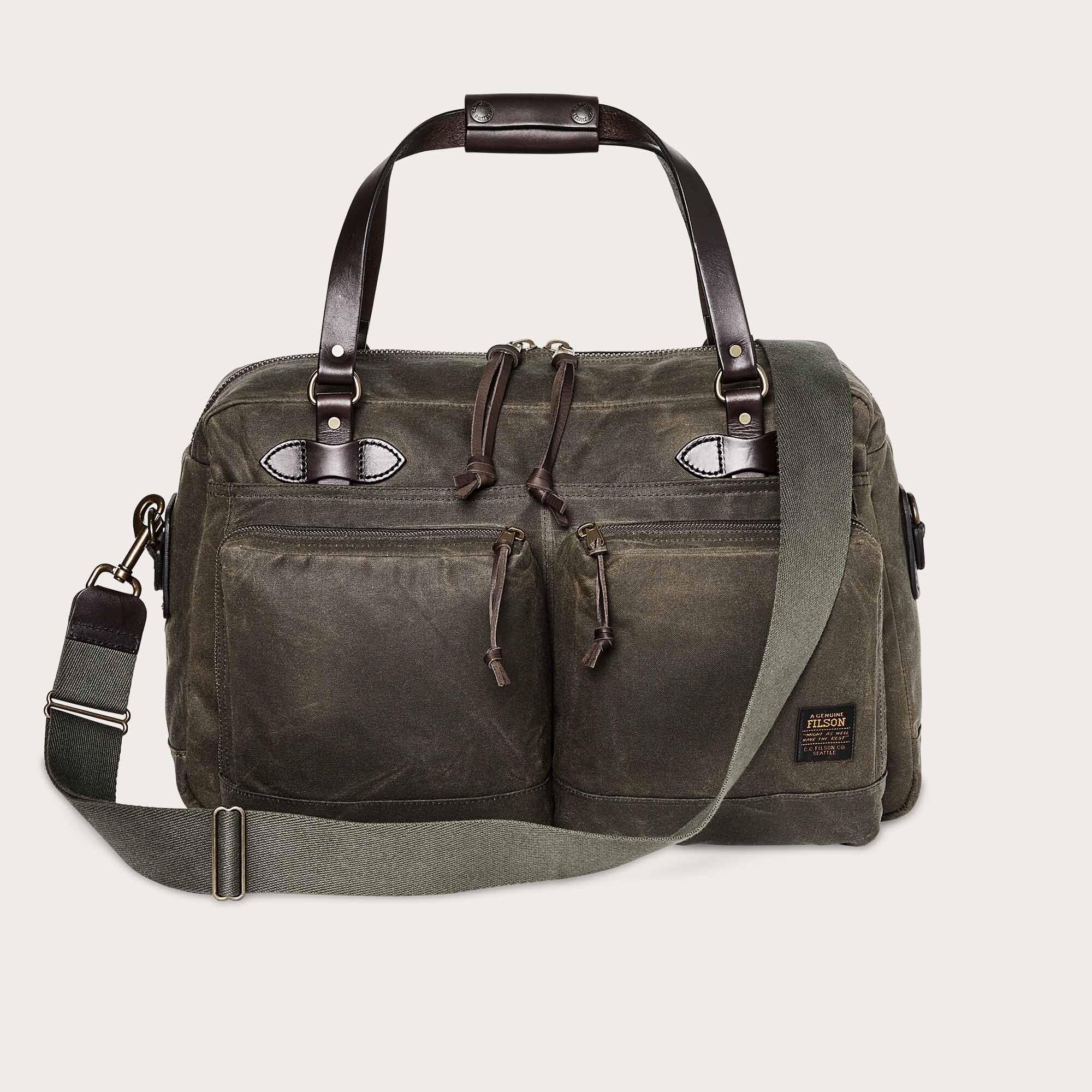 48 hour tin cloth duffle bag by Filson | Otter green (Green)